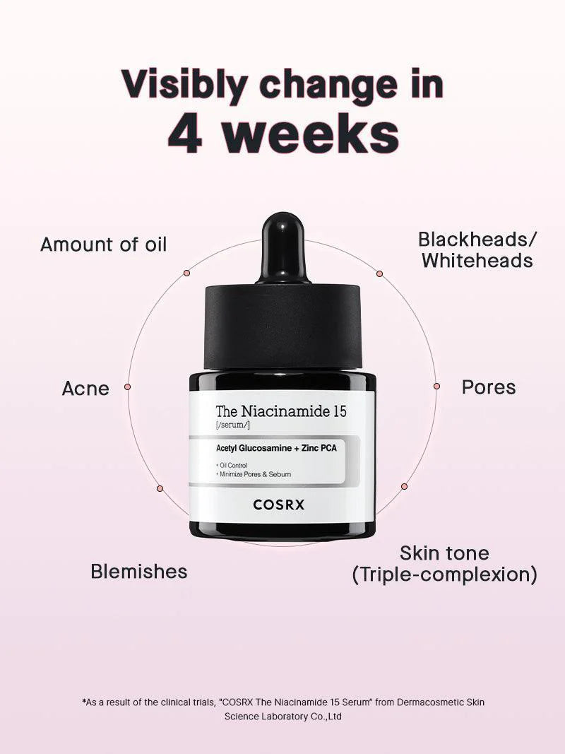 COSRX The Niacinamide 15 Serum 20 ml - Sando Skin