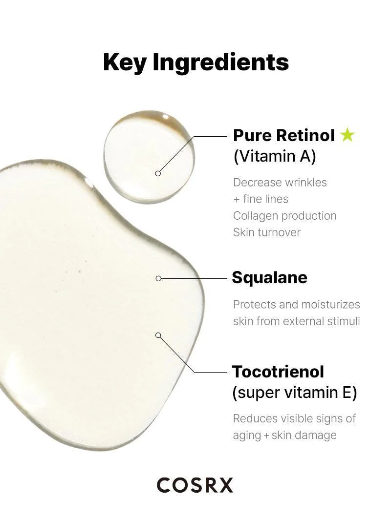 COSRX The Retinol 0.5 Oil 20ml - Sando Skin