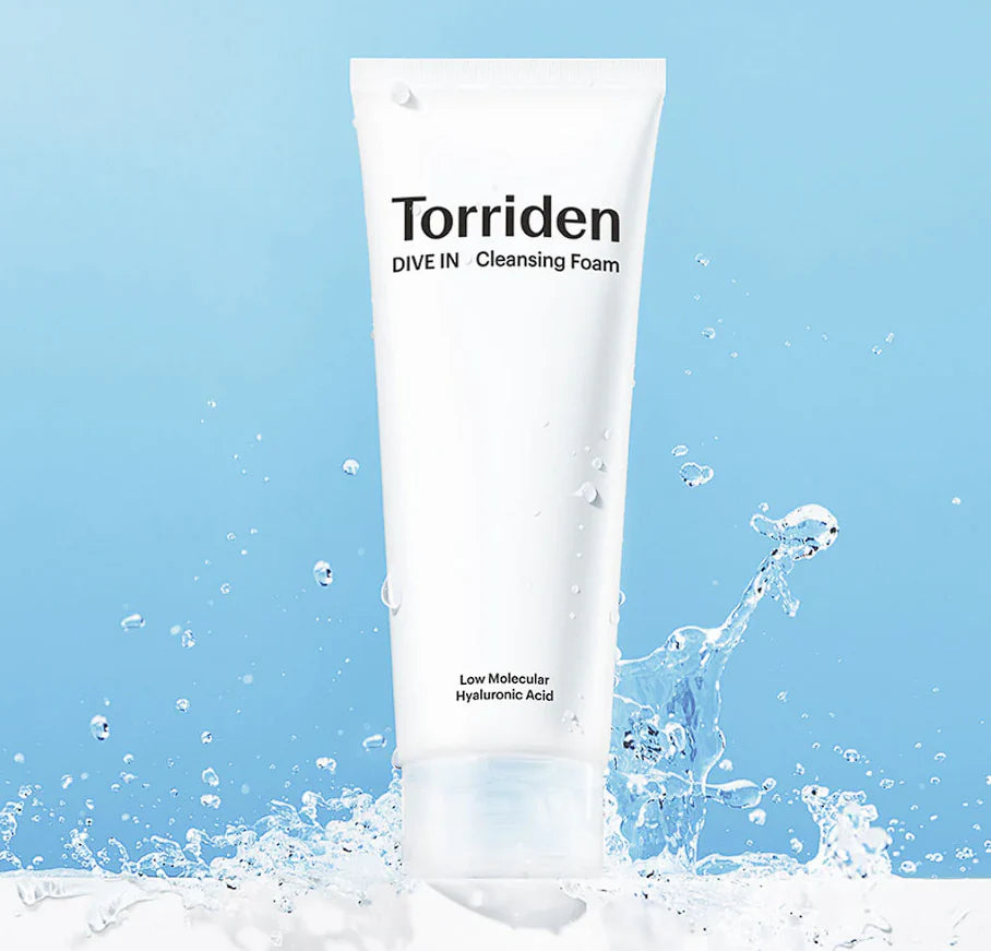 Torriden DIVE-IN Low Molecular Hyaluronic Acid Cleansing Foam - Sando Skin