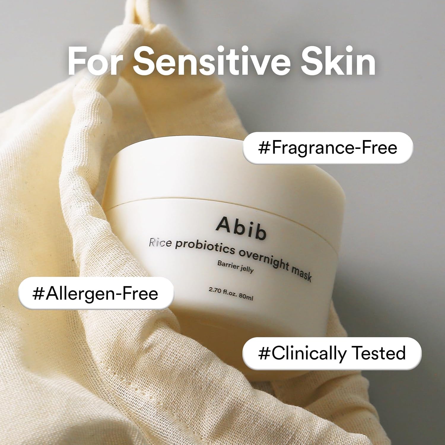 Abib - Rice Probiotics Overnight Mask 80ml - Sando Skin