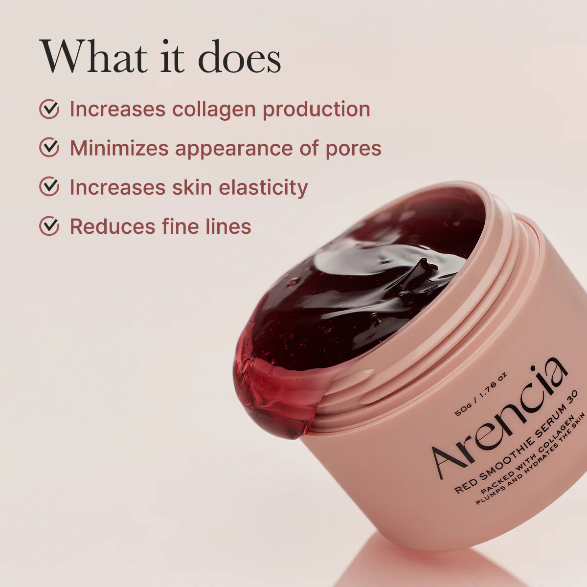 Arencia - Fresh Red Smoothie Serum 30 - Sando Skin