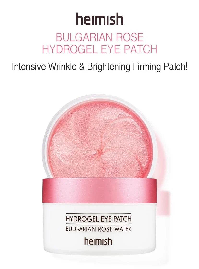 Heimish Bulgarian Rose Water Hydrogel Eye Patch [New version: 60pcs] - Sando Skin