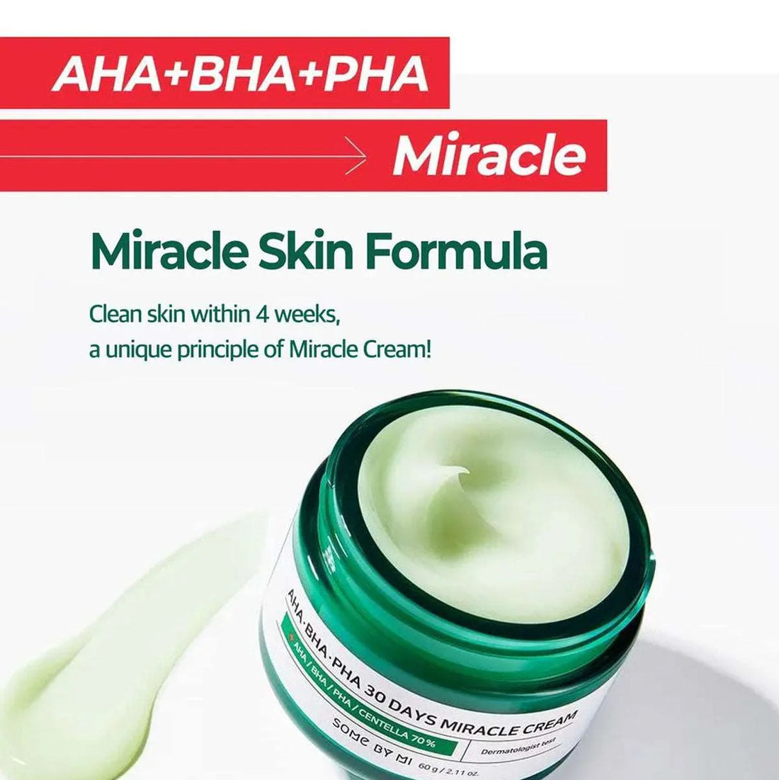 SOME BY MI AHA BHA PHA 30 Days Miracle Cream 50ml - Sando Skin