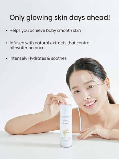 Thank You Farmer Rice Pure Essential Toner (200ml) - Sando Skin