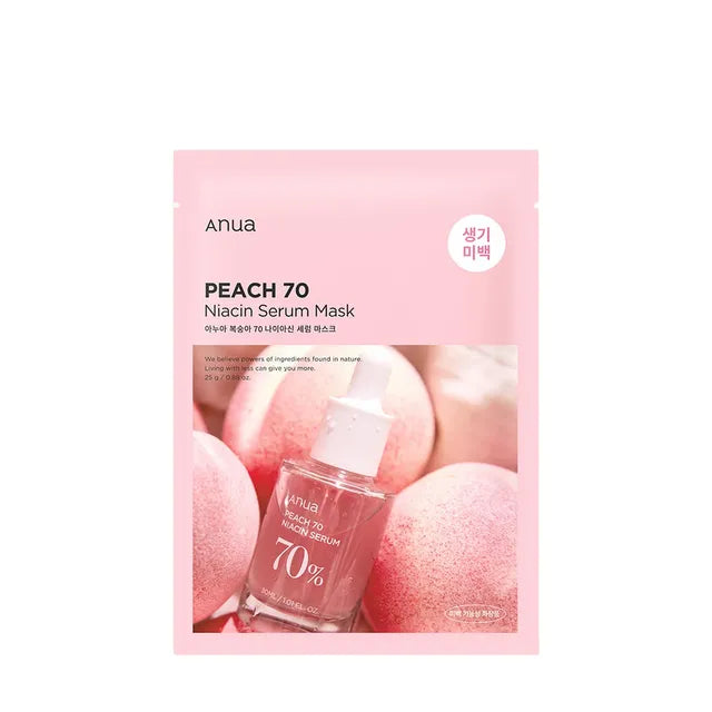 Anua - Peach Niacin Serum Mask 25 ml - Sando Skin