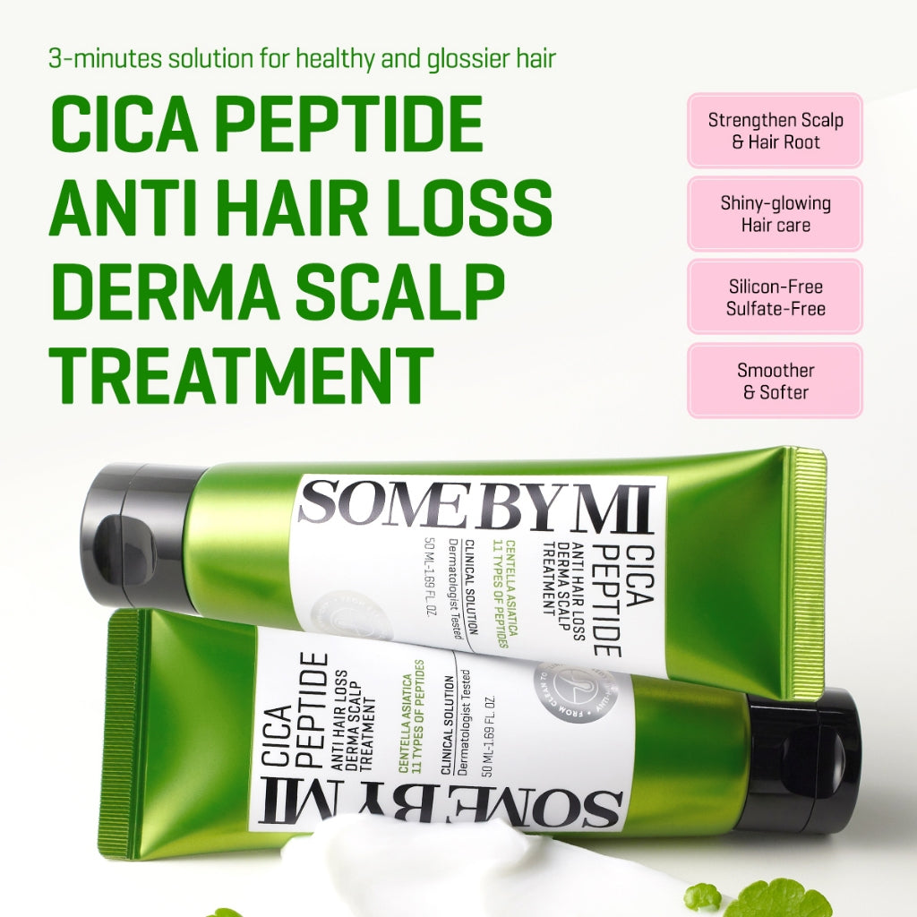 Some By Mi Cica Peptide Anti Hair Loss Derma Scalp Treatment 50ml - Sando Skin